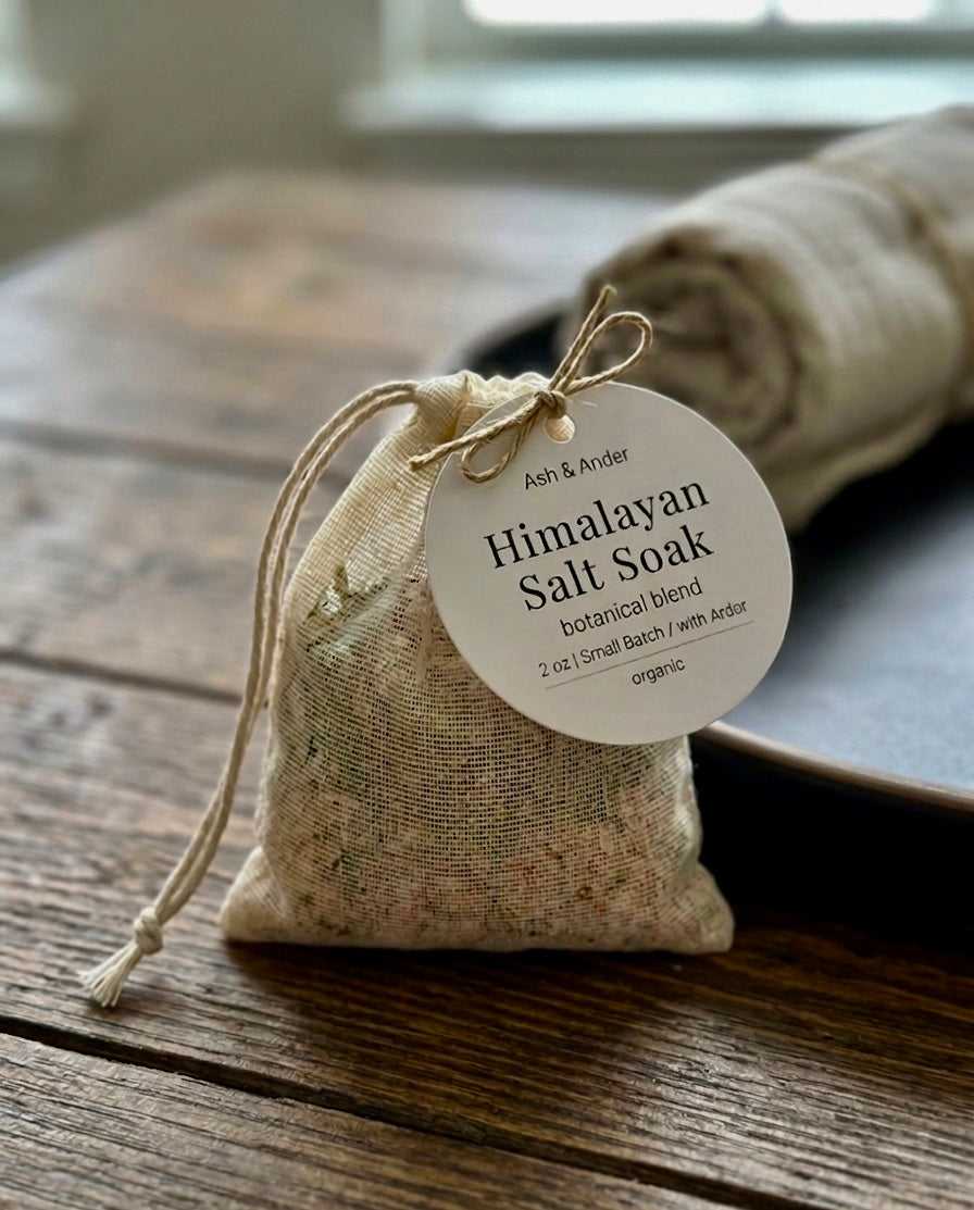 Himalayan Salt + Rosemary Soak